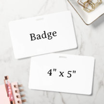 Create Your Own Custom Simple Design Badge