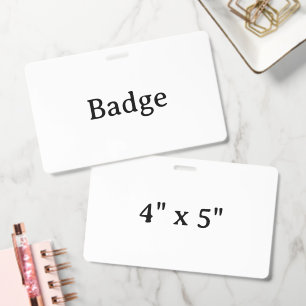 Create Your Own Custom Simple Design Badge ID Badge