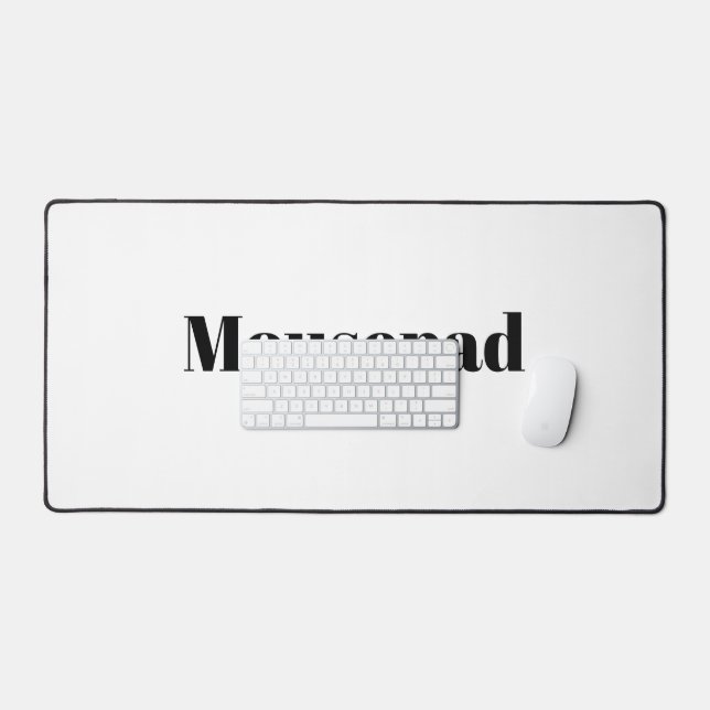 Create Your Own Custom Simple Design Mousepad Desk Mat (Keyboard & Mouse)