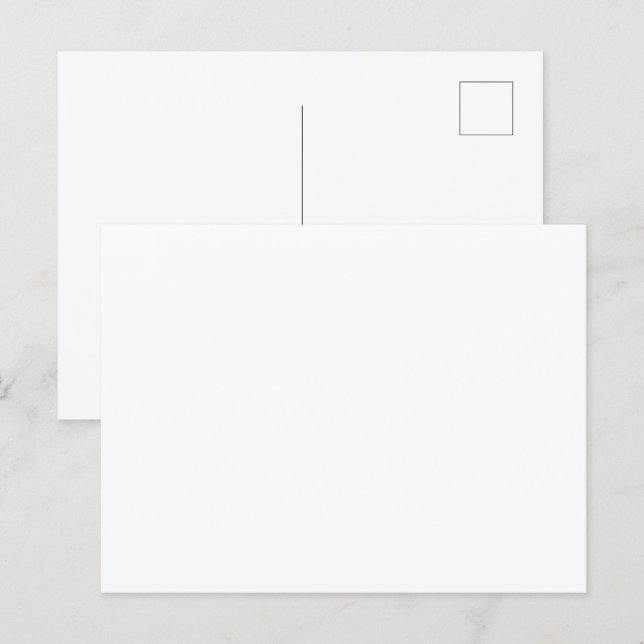 Create Your Own Custom Simple Design Postcard  (Front/Back)