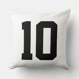 Create Your Own  Custom Sports Jersey Number Cushion