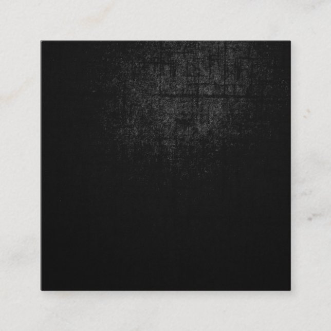 Create Your Own Custom Square Business Card (Front)