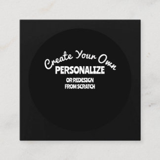 Create Your Own Custom Square Business Card