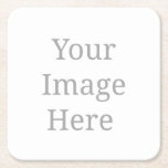 Create your own custom  square paper coaster<br><div class="desc">Create your own custom products</div>
