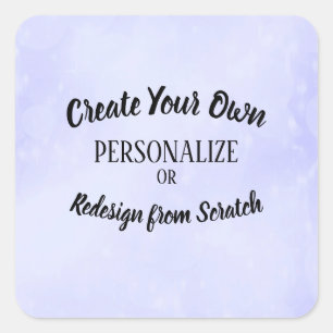 Create Your Own Custom Square Sticker