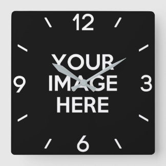 Create Your Own Custom Square Wall Clock