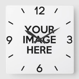 Create Your Own Custom Square Wall Clock