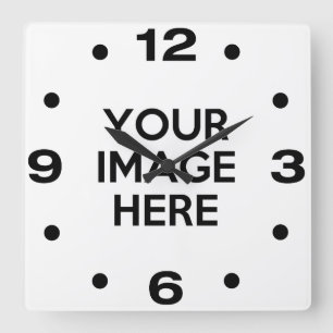 Create Your Own Custom Square Wall Clock
