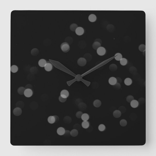 Create Your Own Custom Square Wall Clock (Front)