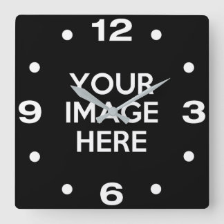 Create Your Own Custom Square Wall Clock