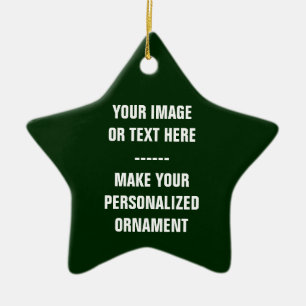 Create Your Own Custom Star Christmas Ornament