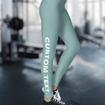 Create Your Own Custom Teal Leggings<br><div class="desc">Create Your Own Custom Teal Leggings.</div>