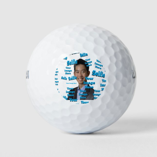 🤍 Create Your Own Custom Template Golf Balls (Front)