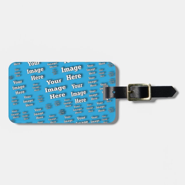 🤍 Create Your Own Custom Template Luggage Tag (Front Horizontal)