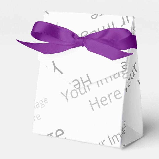 Create Your Own Custom Tent Favour Box (Front Side)