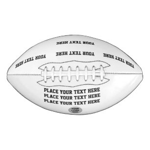 Create Your Own Custom Text American Football