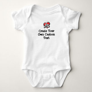 Create your own custom text baby bodysuit