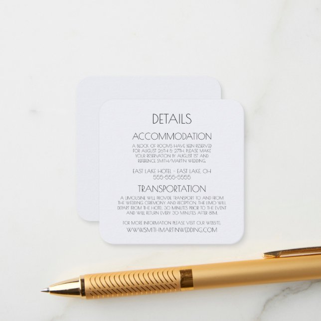 Create Your Own Custom Text Coloured Background Enclosure Card (Front/Back In Situ)