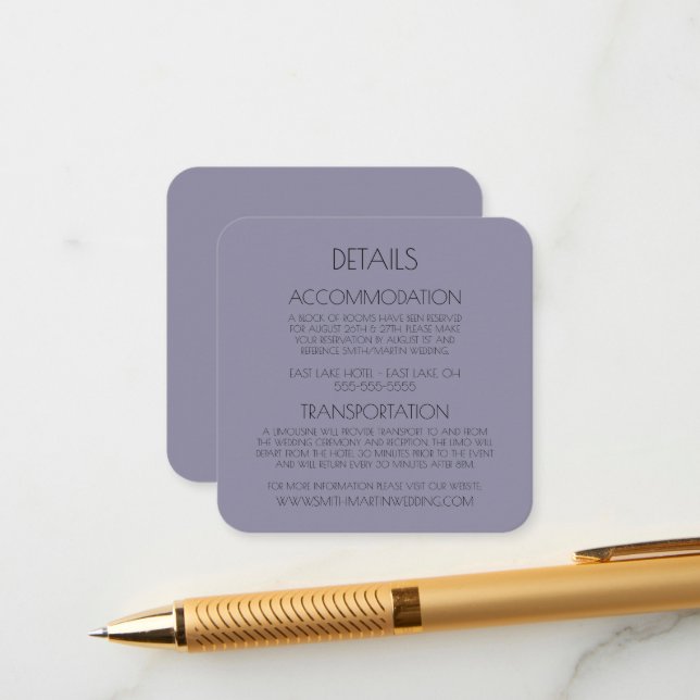 Create Your Own Custom Text Coloured Background Enclosure Card (Front/Back In Situ)