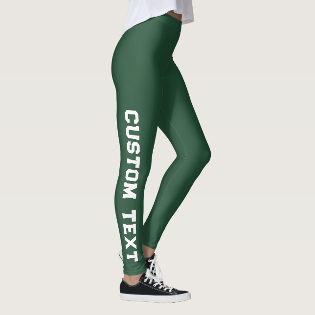 Create Your Own Custom Text Leggings (Right)