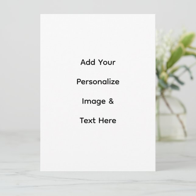 create your own custom text personalise programme (Standing Front)