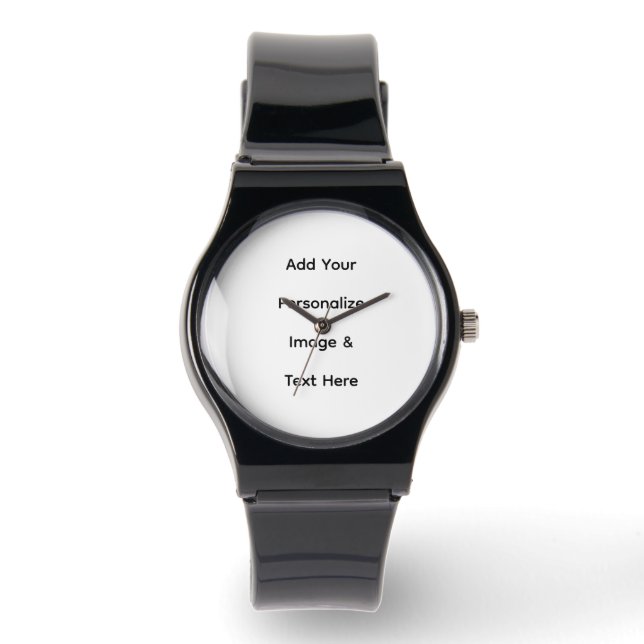 create your own custom text personalise watch (Front)