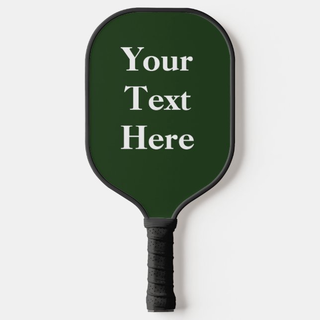 Create Your Own Custom Text Pickleball Paddle (Front)