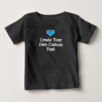 Create your own custom text with Blue Heart