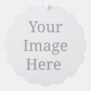 Create your own custom  tree decoration card