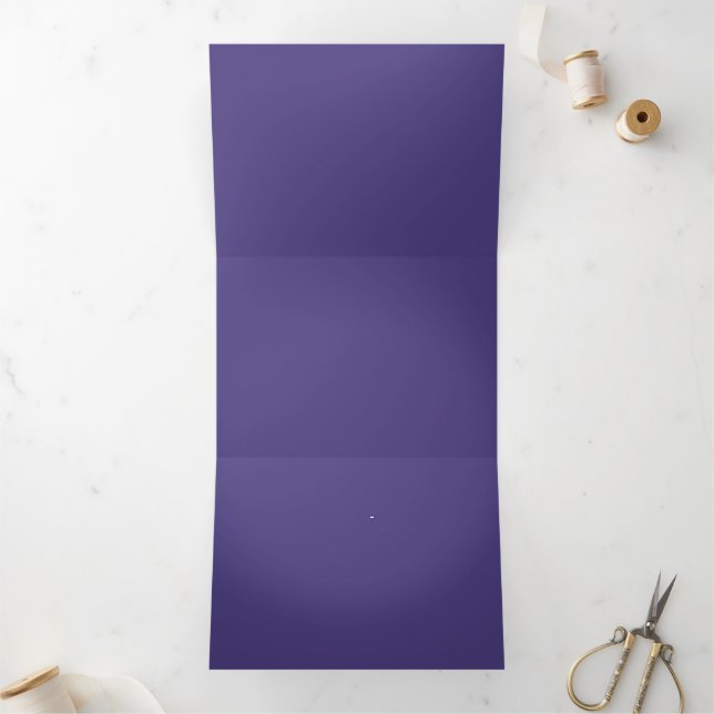 Create Your Own Custom Tri-Fold Invitation (Inside)