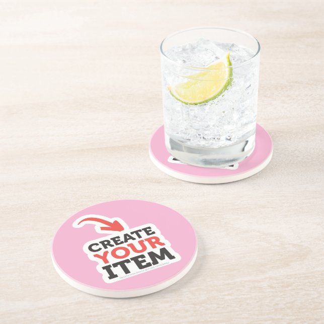 CREATE-YOUR-OWN Custom upload design Bachelorette Coaster (Side)