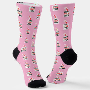 CREATE-YOUR-OWN Custom upload design Bachelorette Socks