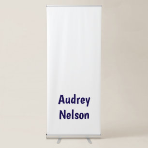 Create Your Own Custom Vertical Retractable Banner
