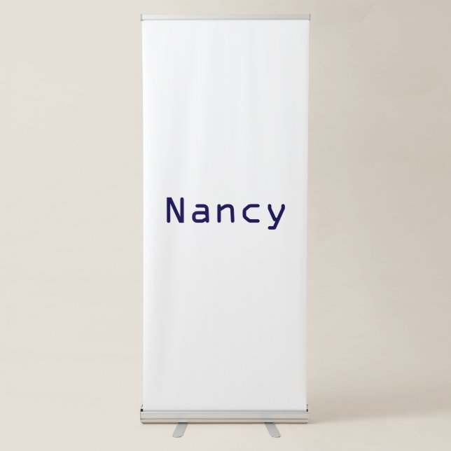 Create Your Own Custom Vertical Retractable Banner (Front)