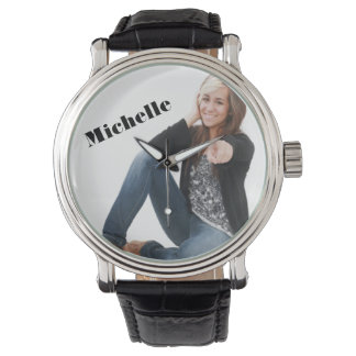 Create Your Own Custom Vintage Leather Band Watch