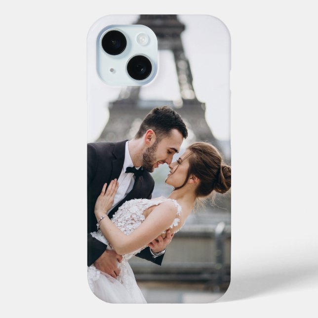 Create Your Own Custom Wedding Photo Case-Mate iPhone Case (Back)
