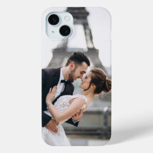 Create Your Own Custom Wedding Photo iPhone 15 Mini Case