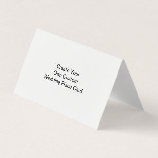 Create Your Own Custom Wedding Place Card