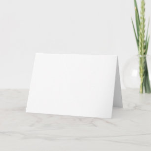 Create your own custom white note card