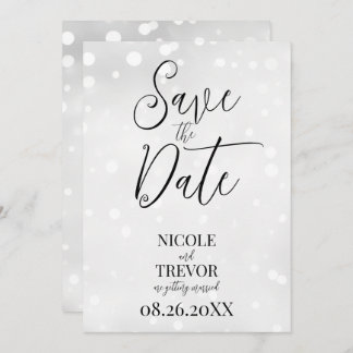 Create Your Own Custom White Specks Save The Date
