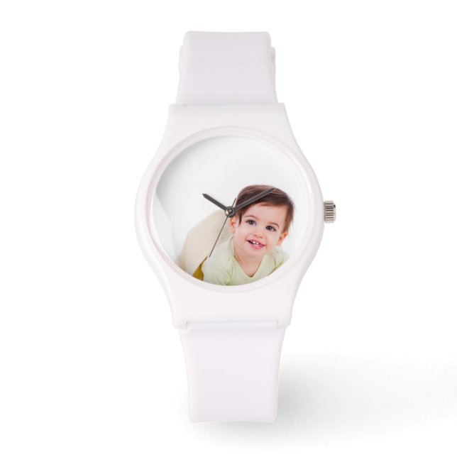 Create Your Own Custom White Sporty Watch (Front)