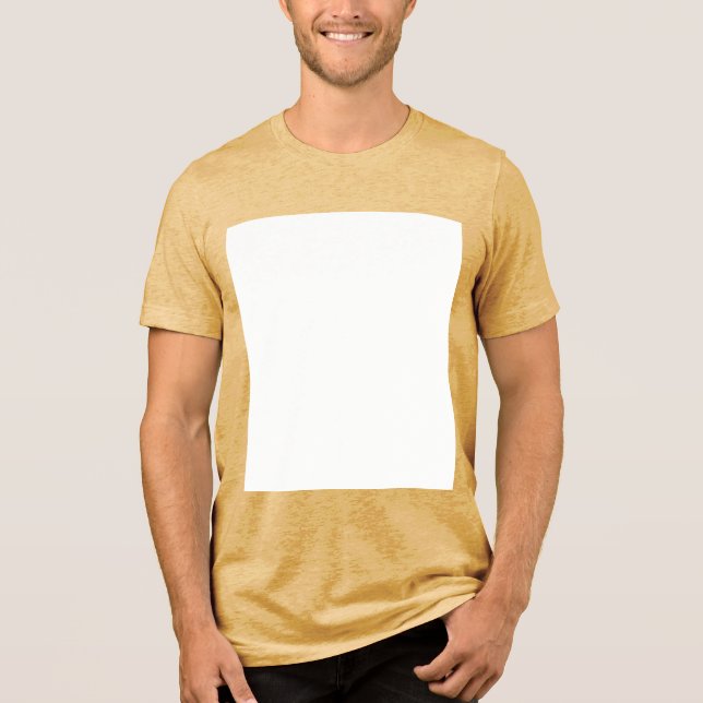Create your own custom white  Tri-Blend shirt (Front)