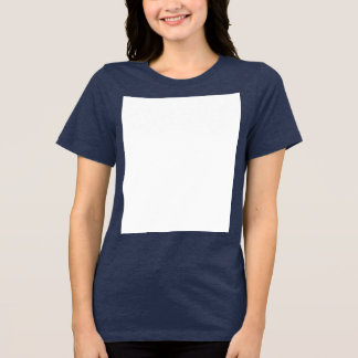 Create your own custom white Tri-Blend shirt