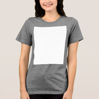 Create your own custom white Tri-Blend shirt