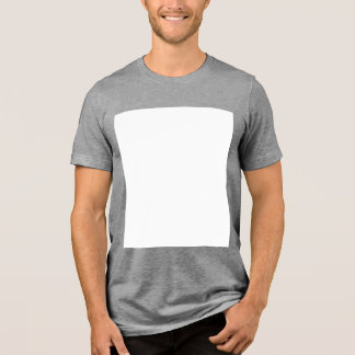 Create your own custom white Tri-Blend shirt