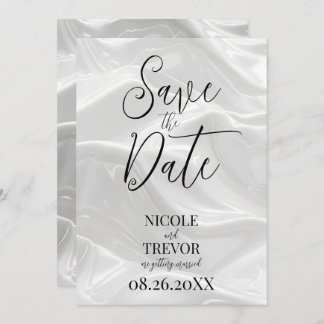 Create Your Own Custom White Waves Save The Date