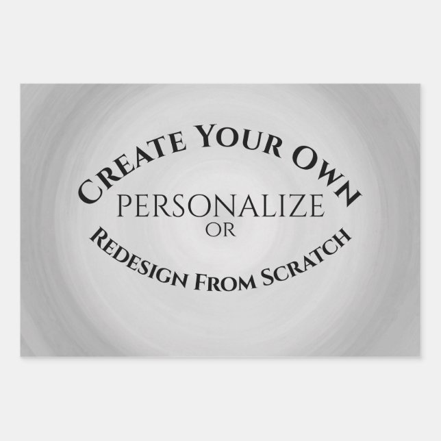 Create Your Own Custom Wrapping Paper Sheet (Front)