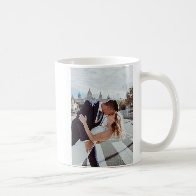Create Your Own Custom Your Image Here Weddings Coffee Mug (Right)