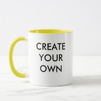 Create Your Own Customisable Combo Mug YELLOW