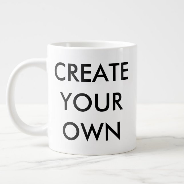 Create Your Own Customisable Giant Mug (Left)